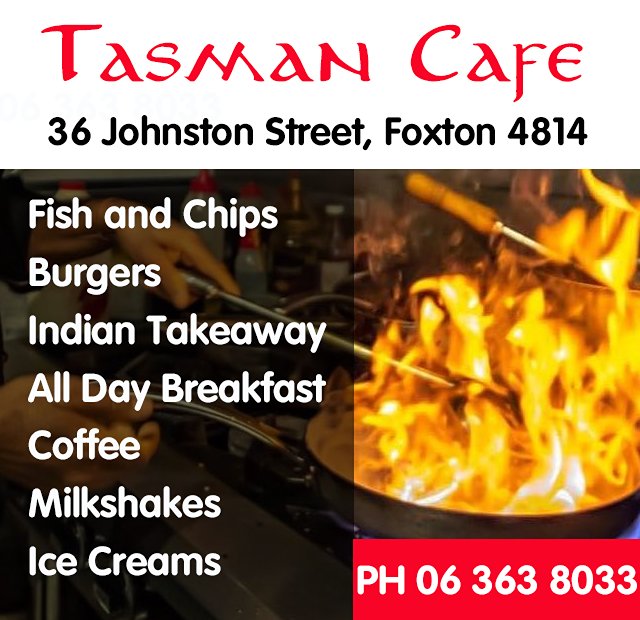 Tasman Cafe & Indian Restaurant - Foxton Primary School